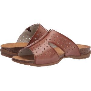 Propet Women's Fionna Slide Sandal, Brown, 7.5